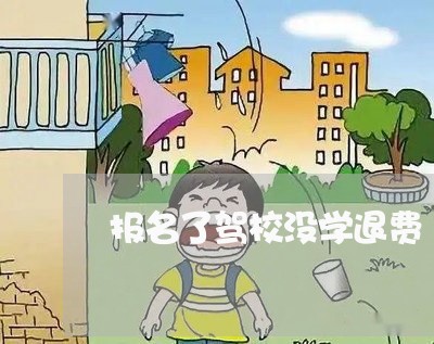 报名了驾校没学退费/2023061817847