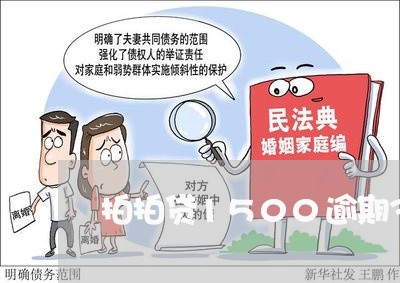 拍拍贷1500逾期3年了/2023080244839