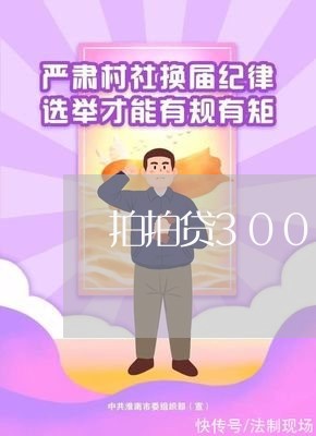 拍拍贷3000逾期半年/2023062325269