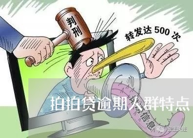 拍拍贷逾期人群特点/2023052673825