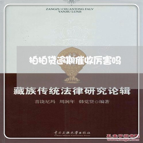 拍拍贷逾期催收厉害吗/2023080238363