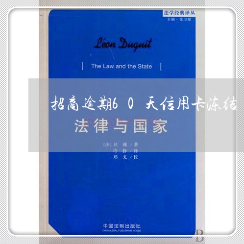 招商逾期60天信用卡冻结/2023120659479