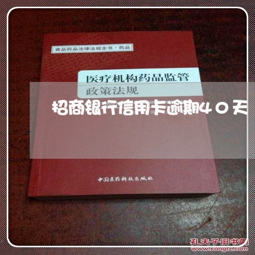 招商银行信用卡逾期40天/2023051104806