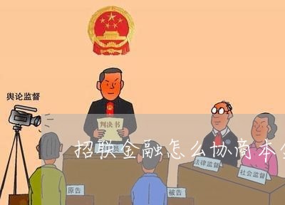 招联金融怎么协商本金分期还款的/2023100794815