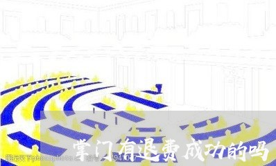 掌门有退费成功的吗/2023061702816