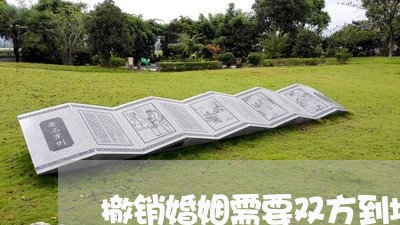 撤销婚姻需要双方到场吗/2023081407259