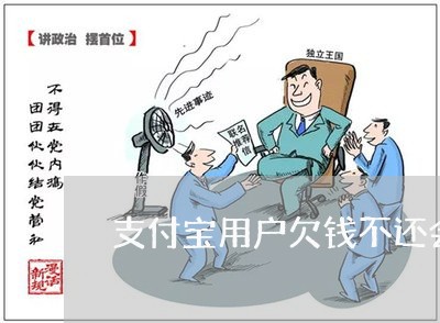 支付宝用户欠钱不还会怎样/2023092799469