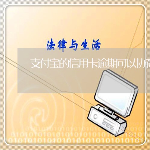 支付宝的信用卡逾期可以协商吗/2023111842504