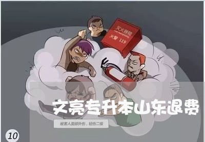 文亮专升本山东退费/2023052173792