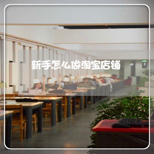 新手怎么做淘宝店铺/2023033185036