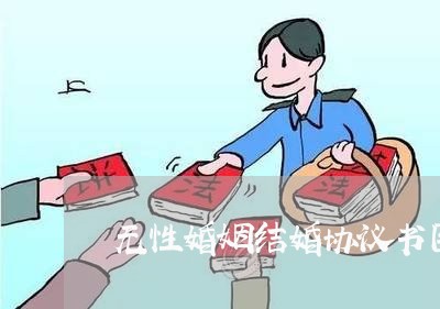 无性婚姻结婚协议书图片/2023081839250