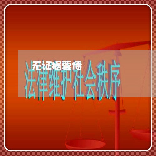 无证据要债/2023121772904