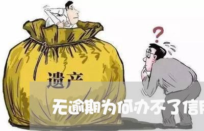 无逾期为何办不了信用卡/2023100899360