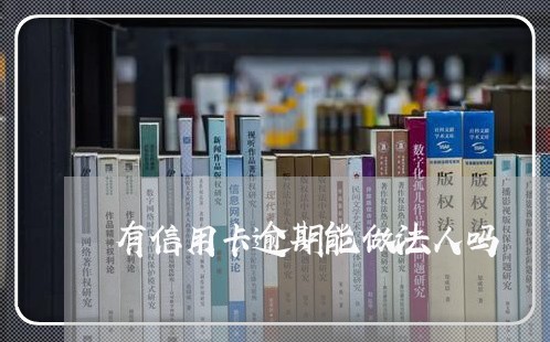 有信用卡逾期能做法人吗/2023121772915