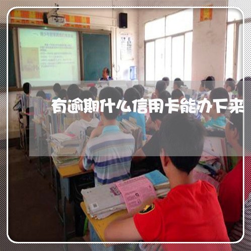 有逾期什么信用卡能办下来/2023053083825