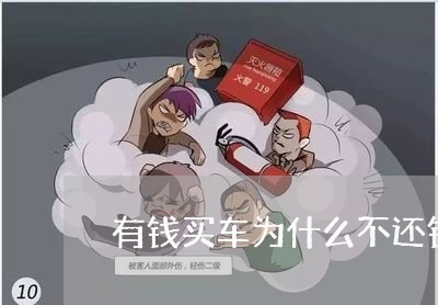 有钱买车为什么不还钱呢/2023120814948