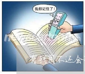 有钱用不还会有什么后果/2023110730606