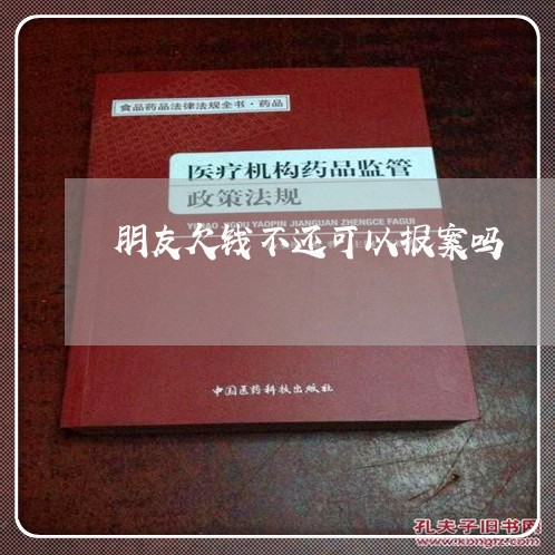 朋友欠钱不还可以报案吗/2023103163736