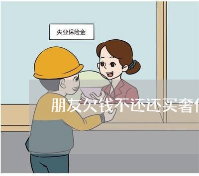 朋友欠钱不还还买奢侈品/2023092689516