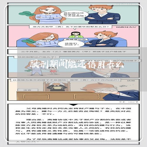 服刑期间能还信用卡么/2023072276161