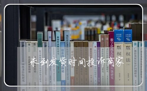 未到发货时间投诉商家/2023022756359