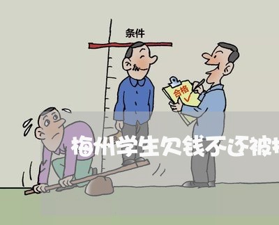 梅州学生欠钱不还被抓了/2023102842714