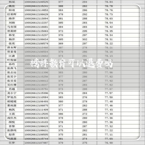 榜样教育可以退费吗/2023052261493