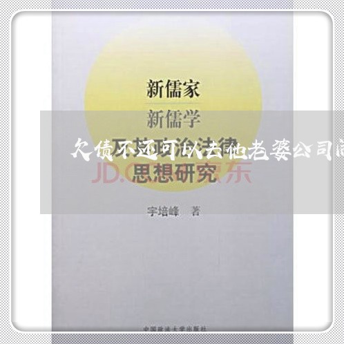 欠债不还可以去他老婆公司闹么/2023120471502