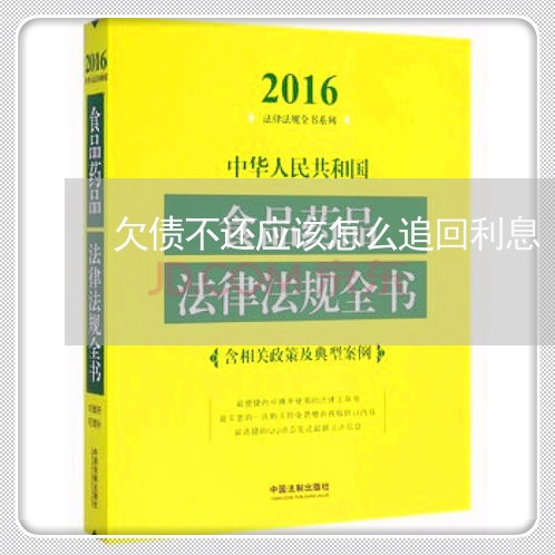 欠债不还应该怎么追回利息/2023111074615