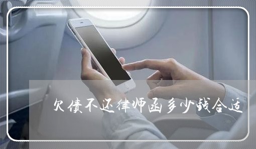 欠债不还律师函多少钱合适/2023110714015