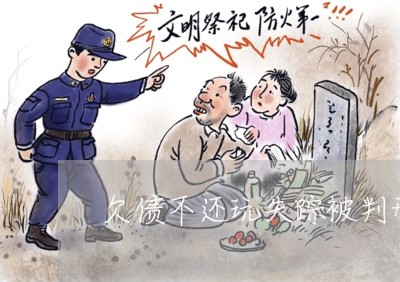 欠债不还玩失踪被判刑/2023111816268