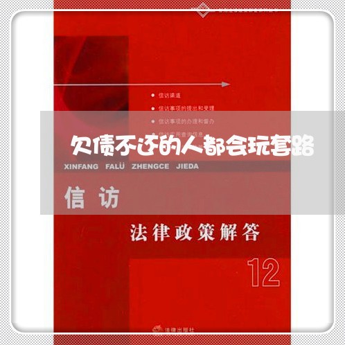 欠债不还的人都会玩套路/2023111721482