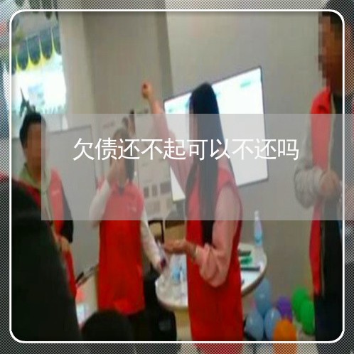 欠债还不起可以不还吗/2023111783149