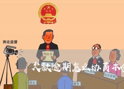 欠款逾期怎么协商本金还款/2023101781714