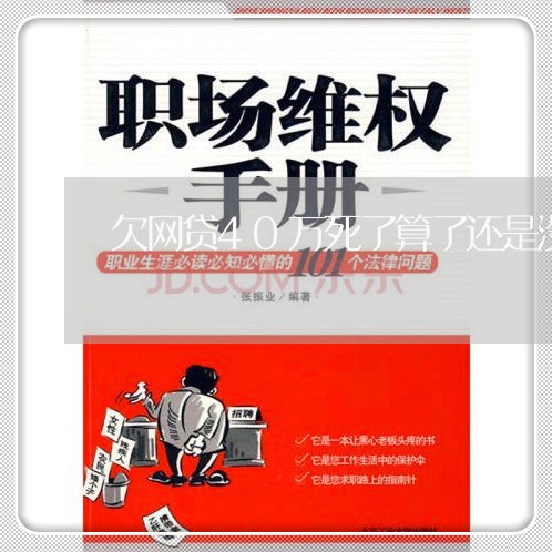 欠网贷40万死了算了还是没还/2023112321383