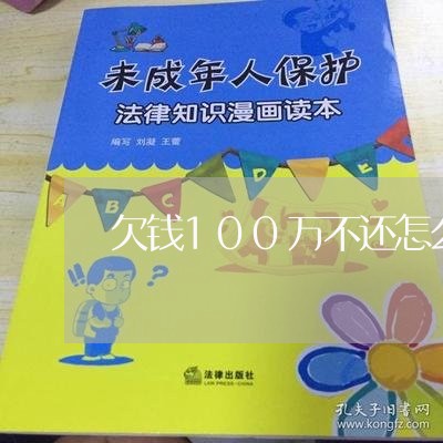 欠钱100万不还怎么起诉/2023102785027