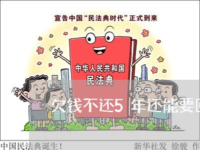 欠钱不还5年还能要回来吗/2023092761382