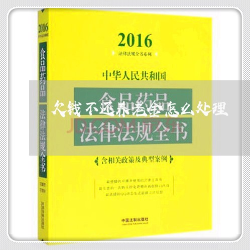 欠钱不还养老金怎么处理/2023092740373