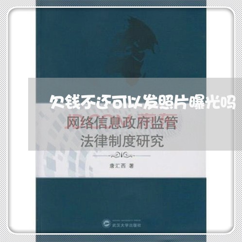 欠钱不还可以发照片曝光吗/2023092638381