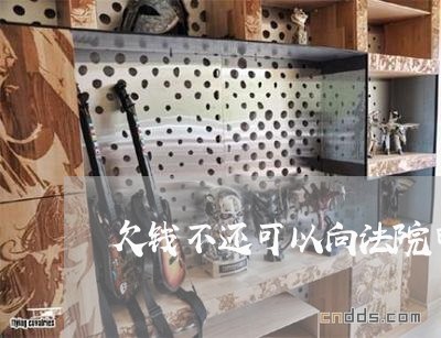 欠钱不还可以向法院申请离婚吗/2023110757158