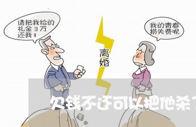 欠钱不还可以把他杀了吗犯法吗/2023110828392