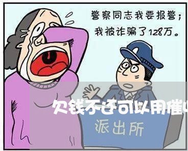 欠钱不还可以用催收平台吗/2023120428360