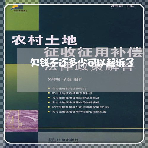 欠钱不还多少可以起诉了/2023091640602