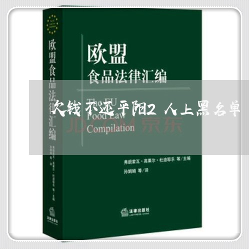 欠钱不还平阳2人上黑名单/2023120593908