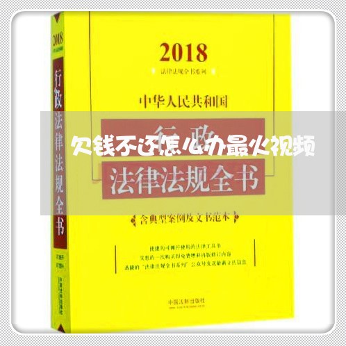 欠钱不还怎么办最火视频/2023120868371