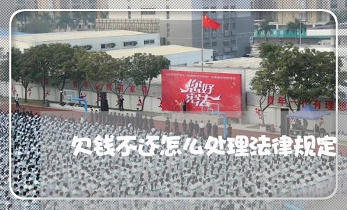 欠钱不还怎么处理法律规定/2023120472803