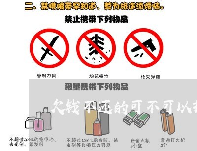 欠钱不还的可不可以报警处理/2023110972815