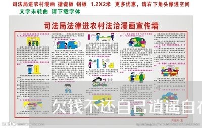 欠钱不还自己逍遥自在/2023110134138