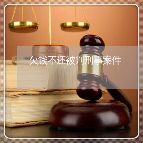 欠钱不还被判刑事案件/2023093046127