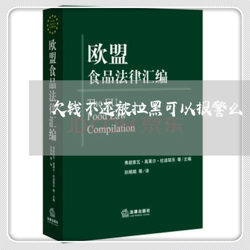 欠钱不还被拉黑可以报警么/2023092709270